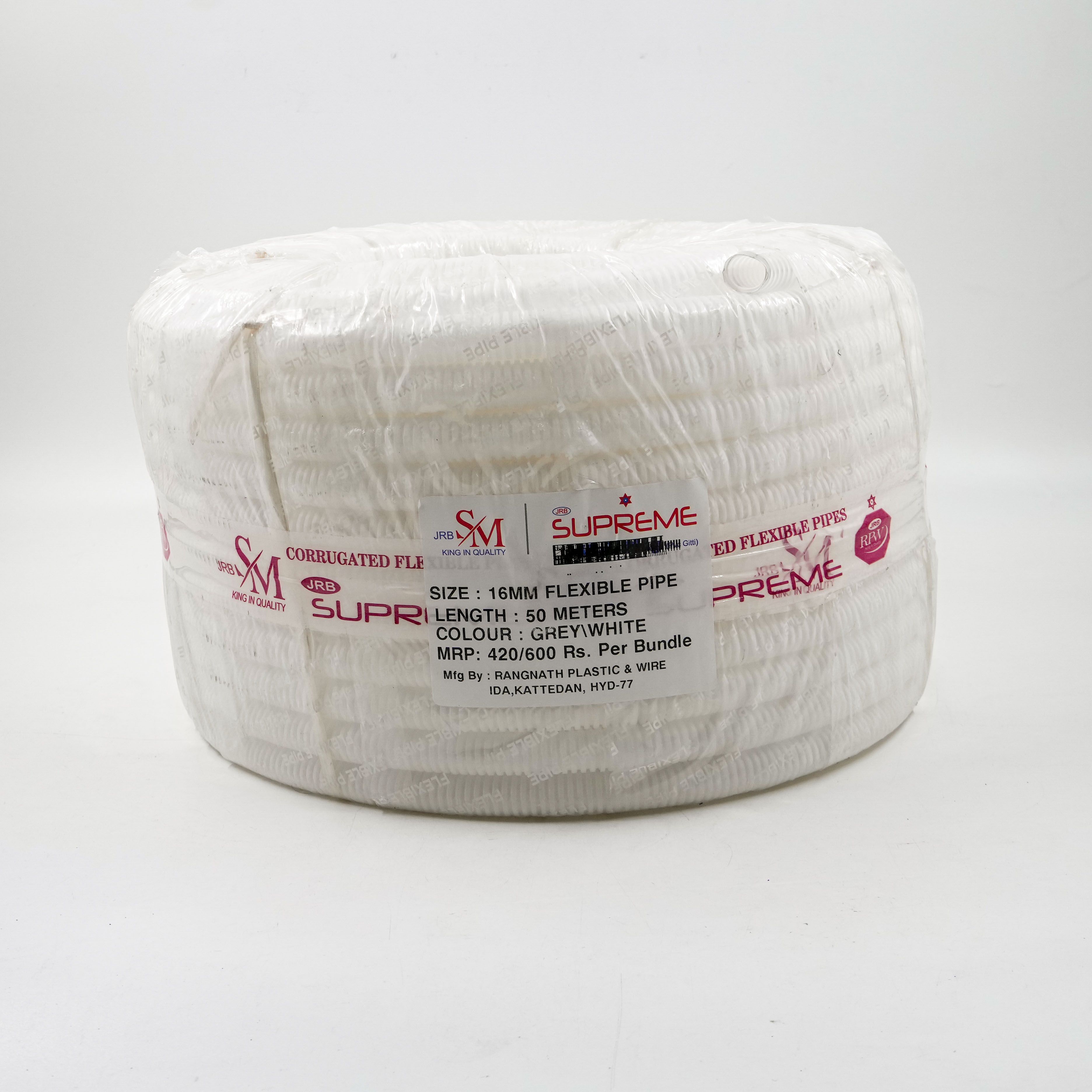 JRB Suppreme - Flexible Pipe 16Mm White